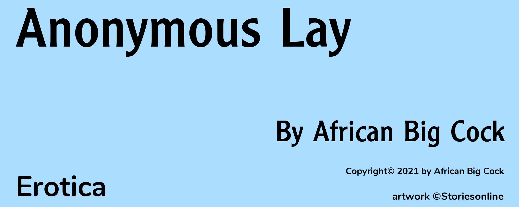 Anonymous Lay - Cover