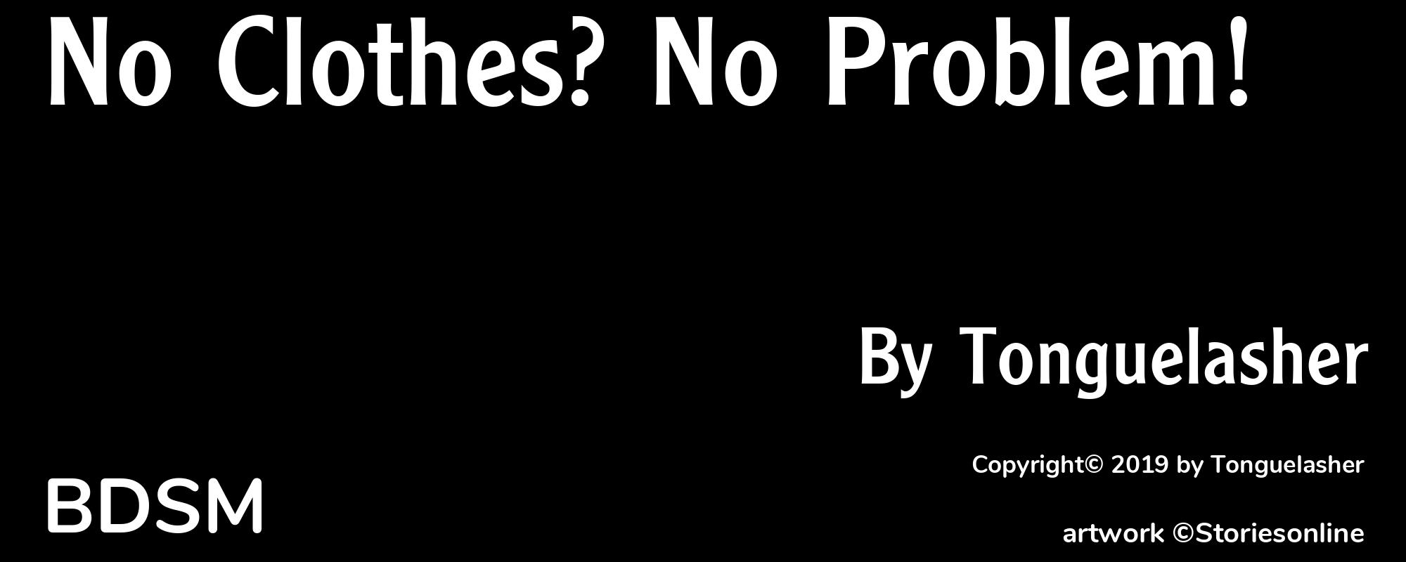 No Clothes? No Problem! - Cover