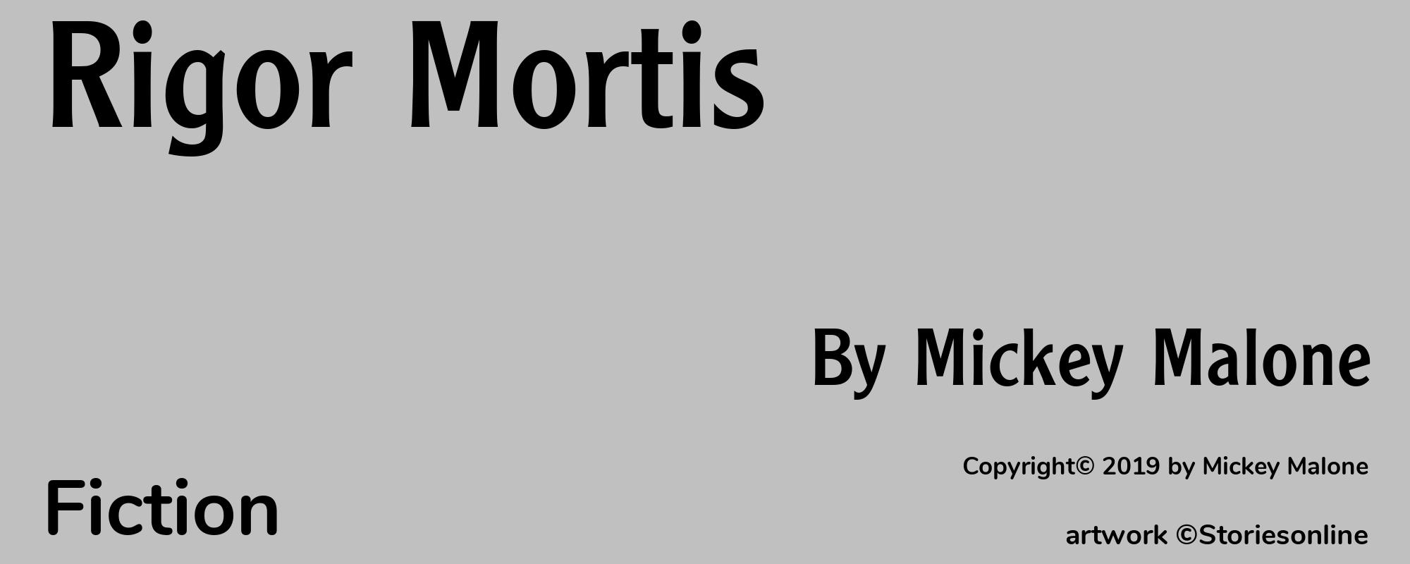 Rigor Mortis - Cover