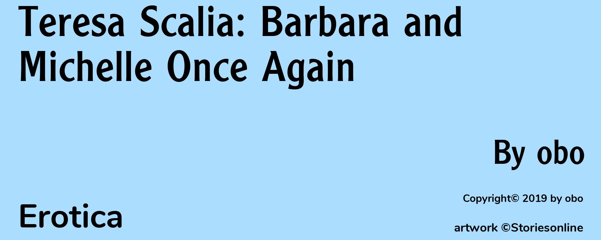 Teresa Scalia: Barbara and Michelle Once Again - Cover