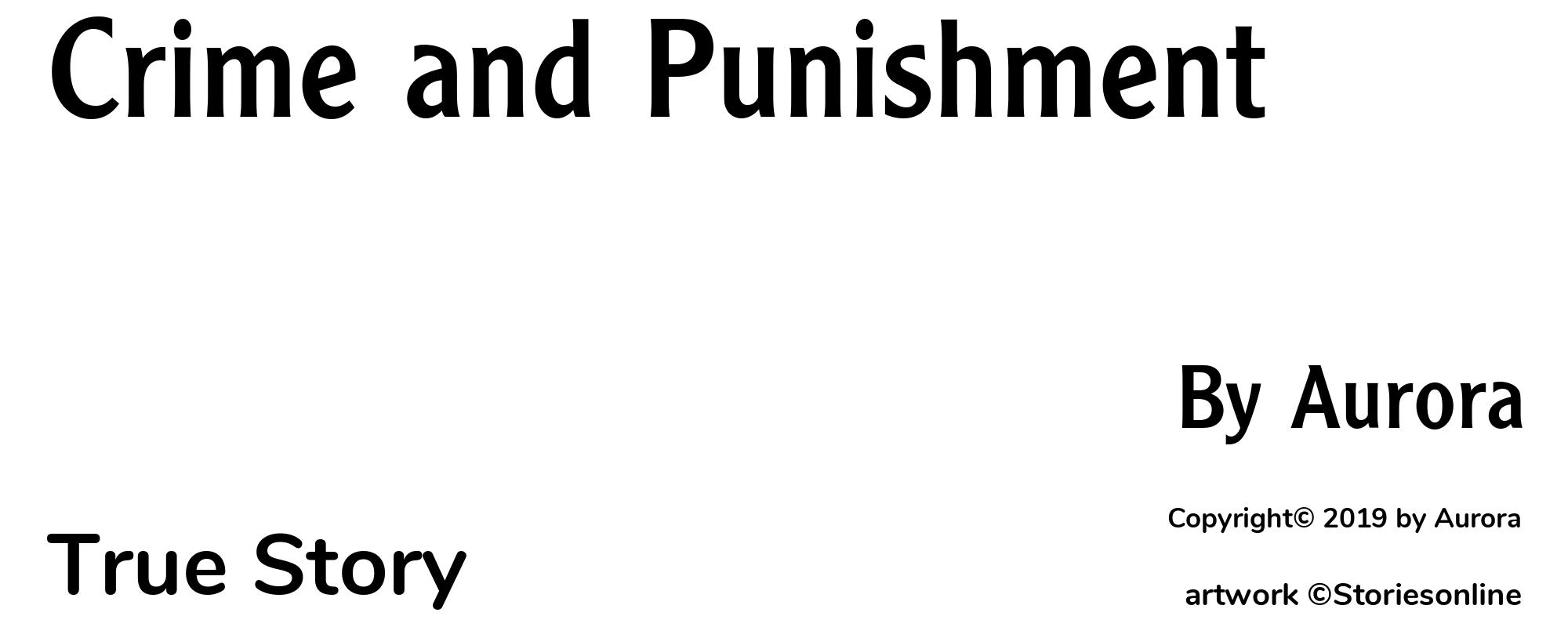 Crime and Punishment - Cover