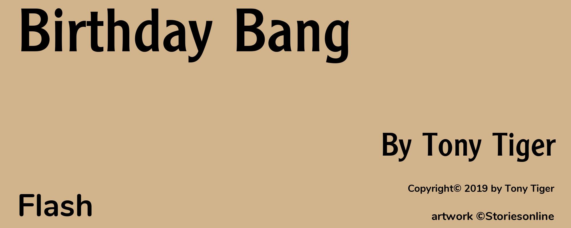 Birthday Bang - Cover