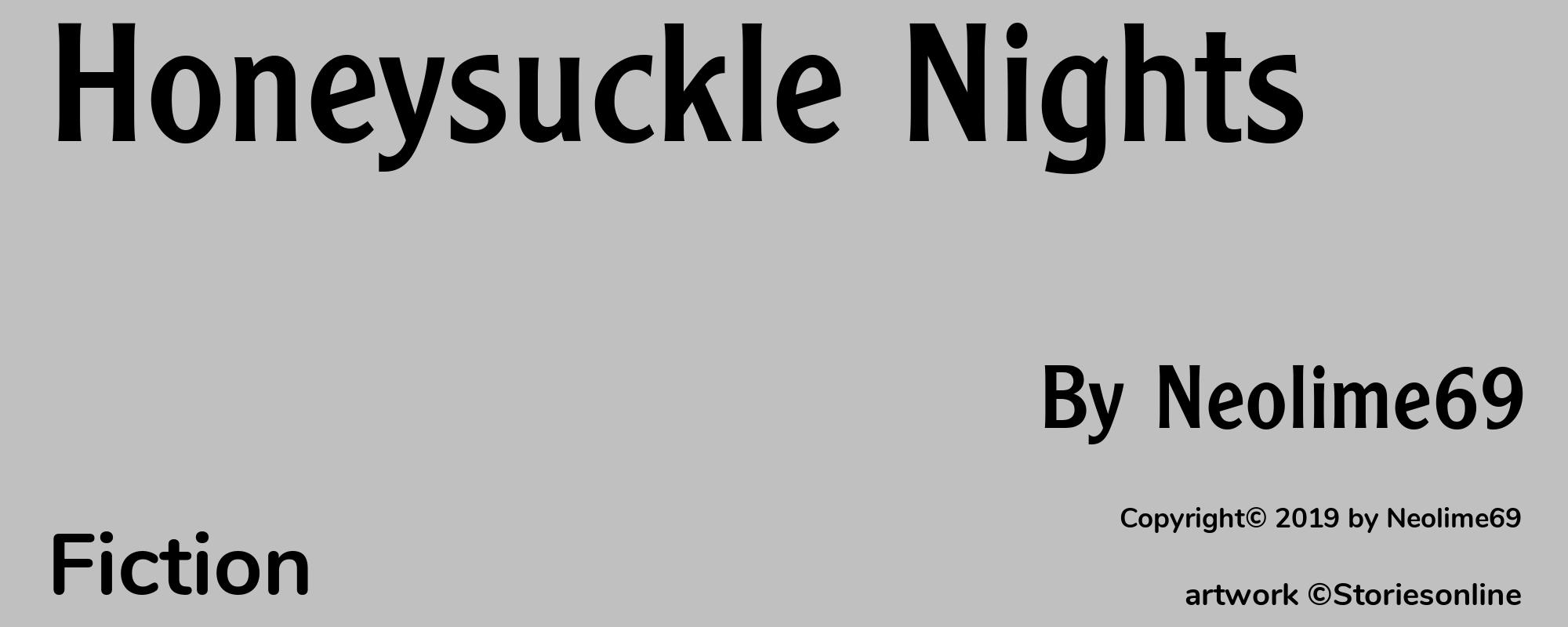 Honeysuckle Nights - Cover