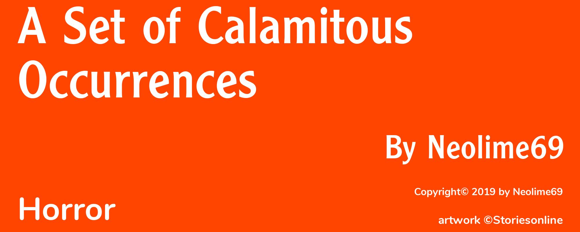 A Set of Calamitous Occurrences - Cover