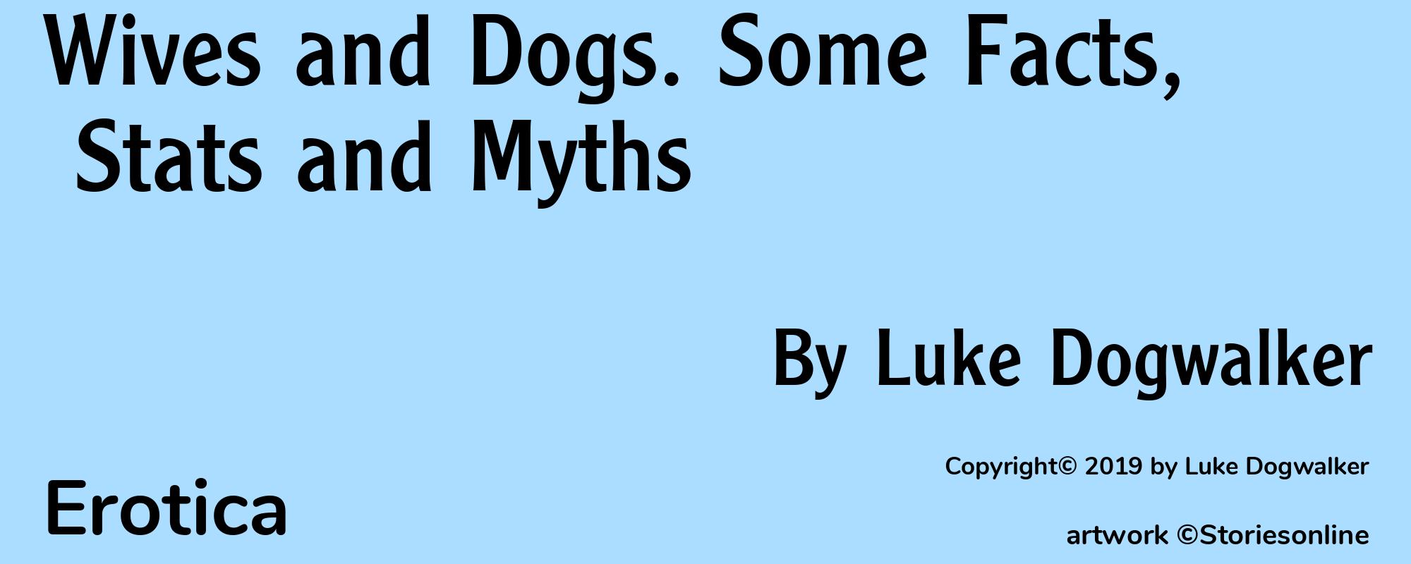 Wives and Dogs. Some Facts, Stats and Myths - Cover