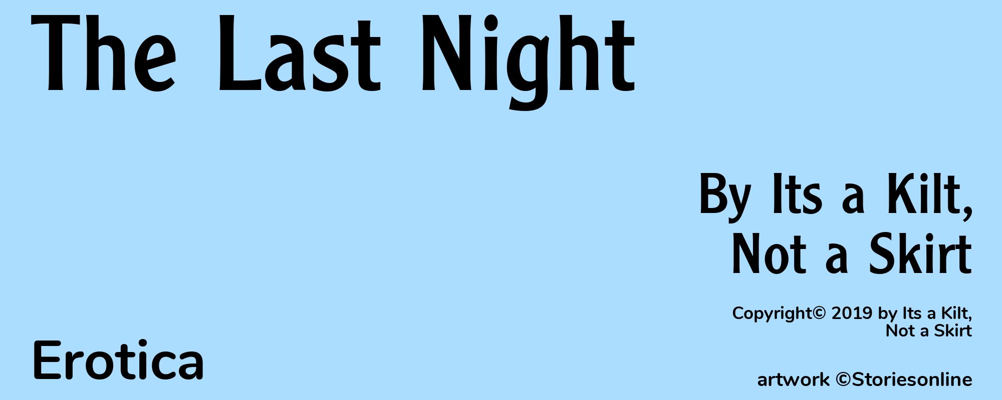 The Last Night - Cover