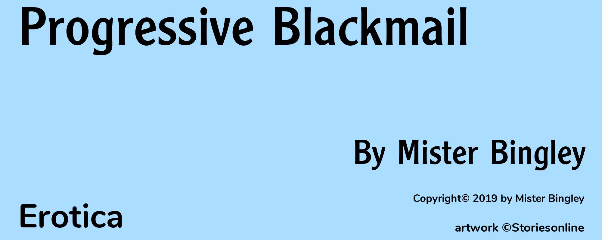 Progressive Blackmail - Cover