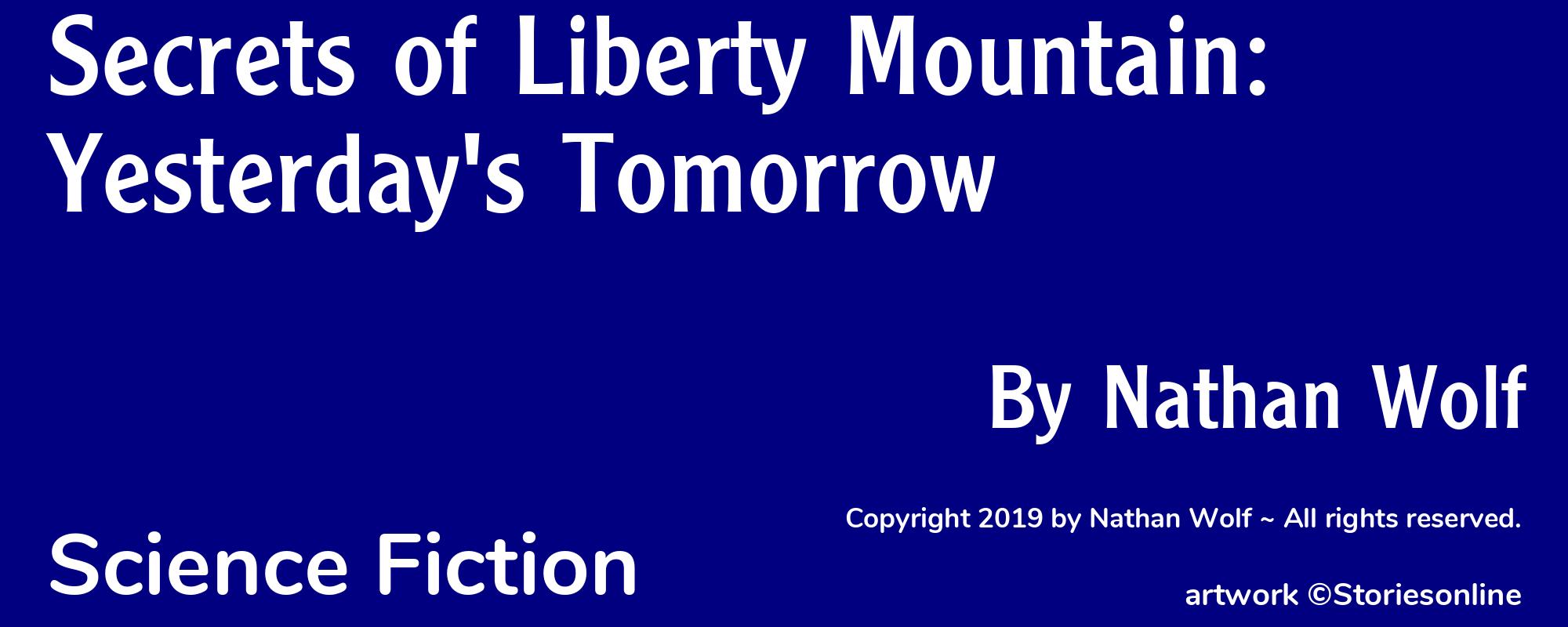 Secrets of Liberty Mountain: Yesterday's Tomorrow - Cover