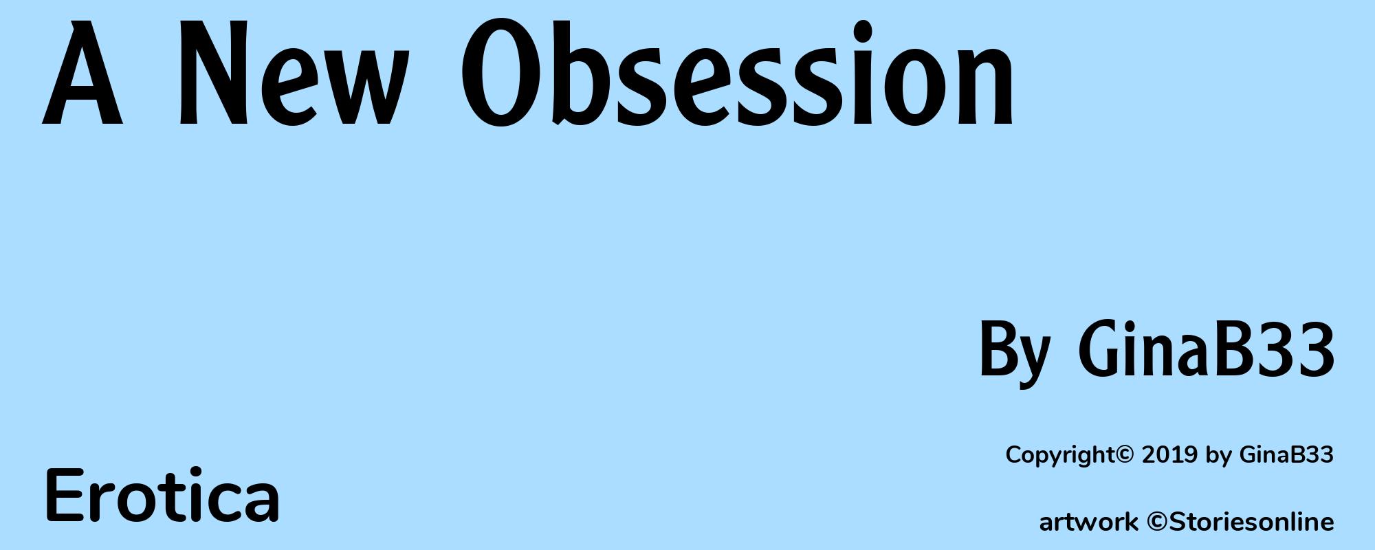 A New Obsession - Cover