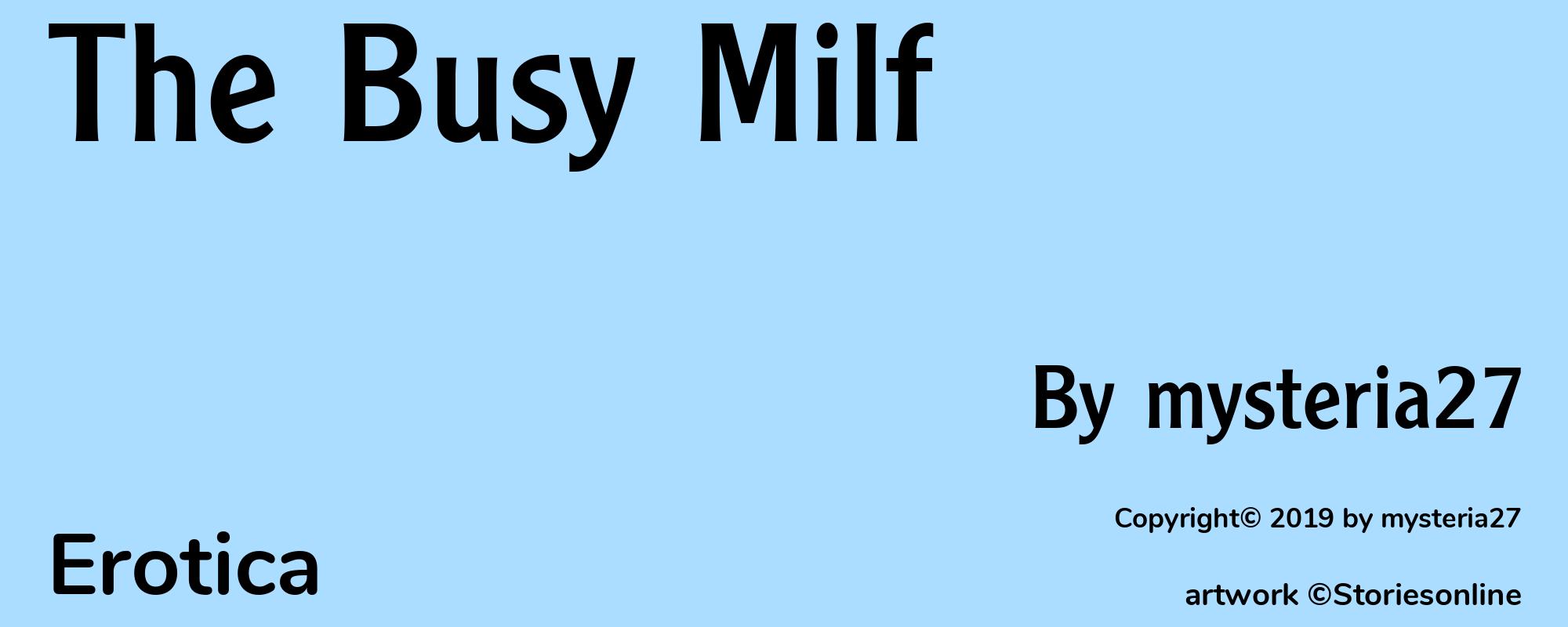 The Busy Milf - Cover