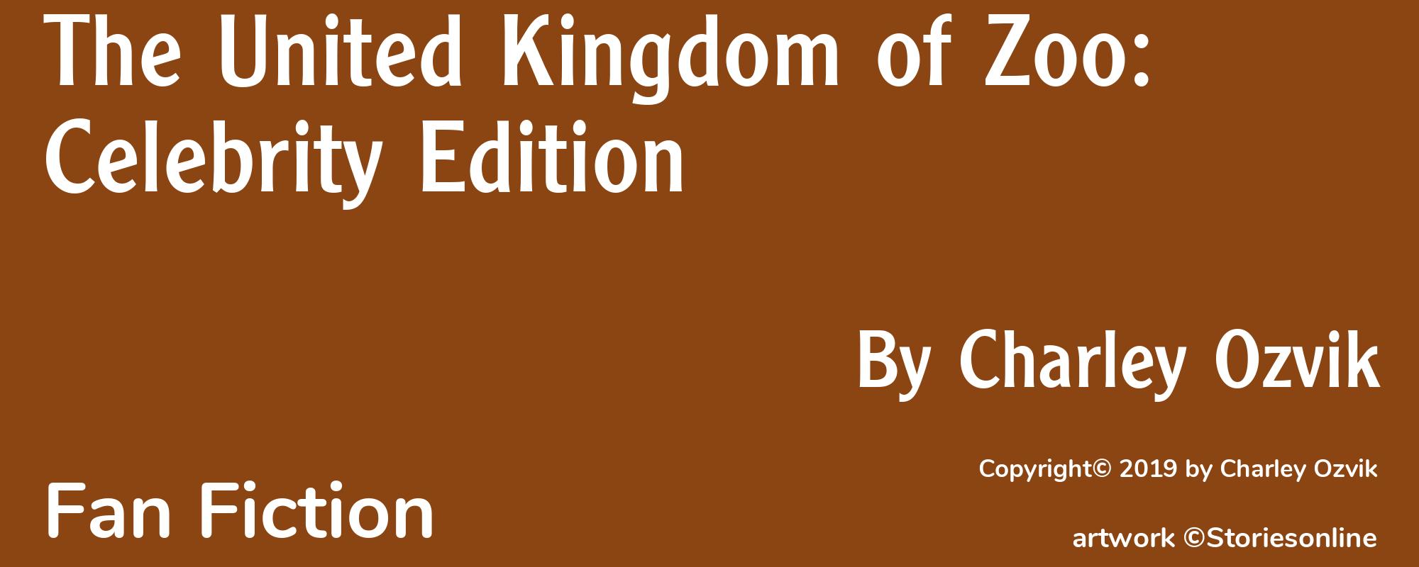 The United Kingdom of Zoo: Celebrity Edition - Cover