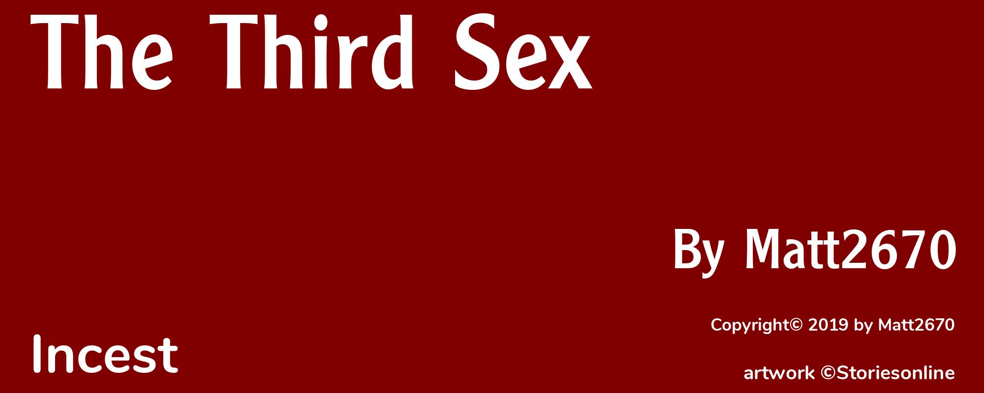 The Third Sex - Cover