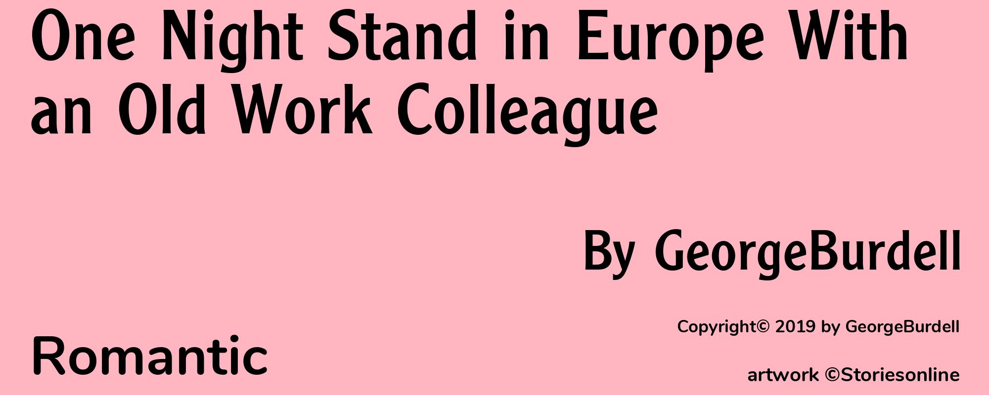 One Night Stand in Europe With an Old Work Colleague - Cover