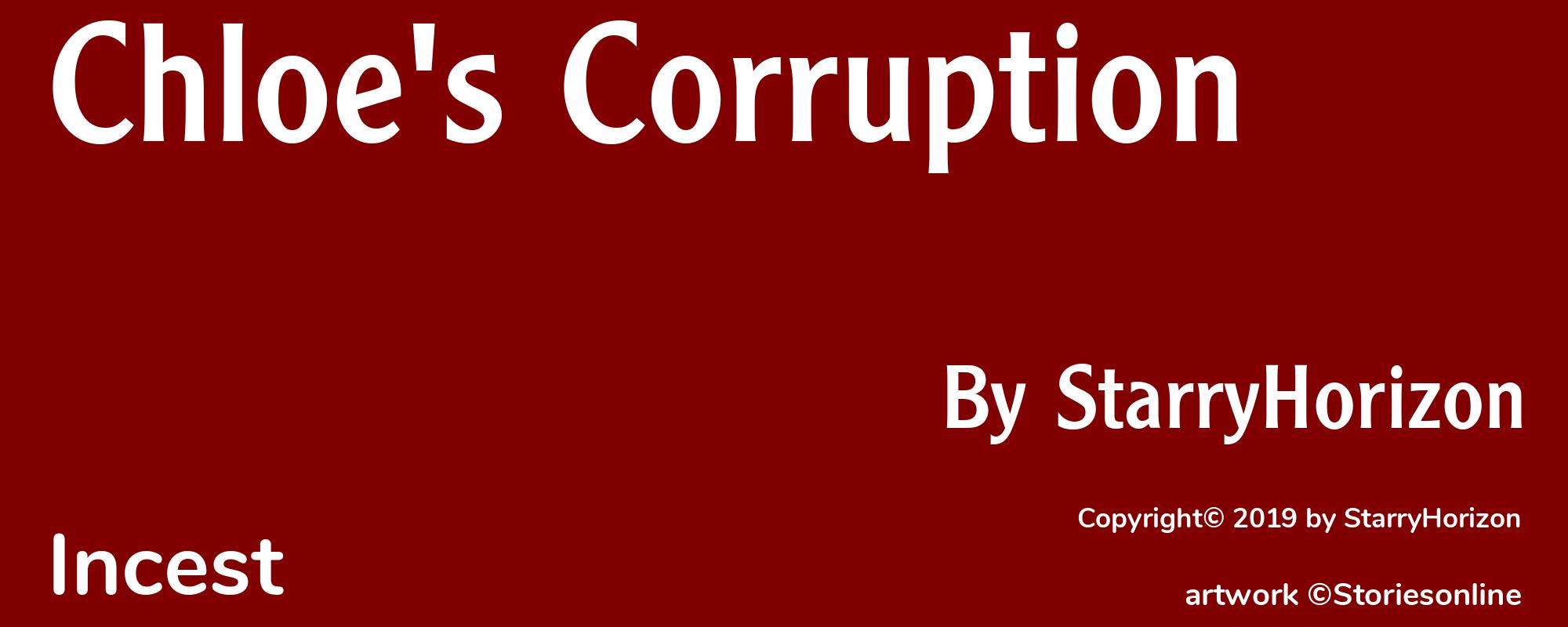 Chloe's Corruption - Cover