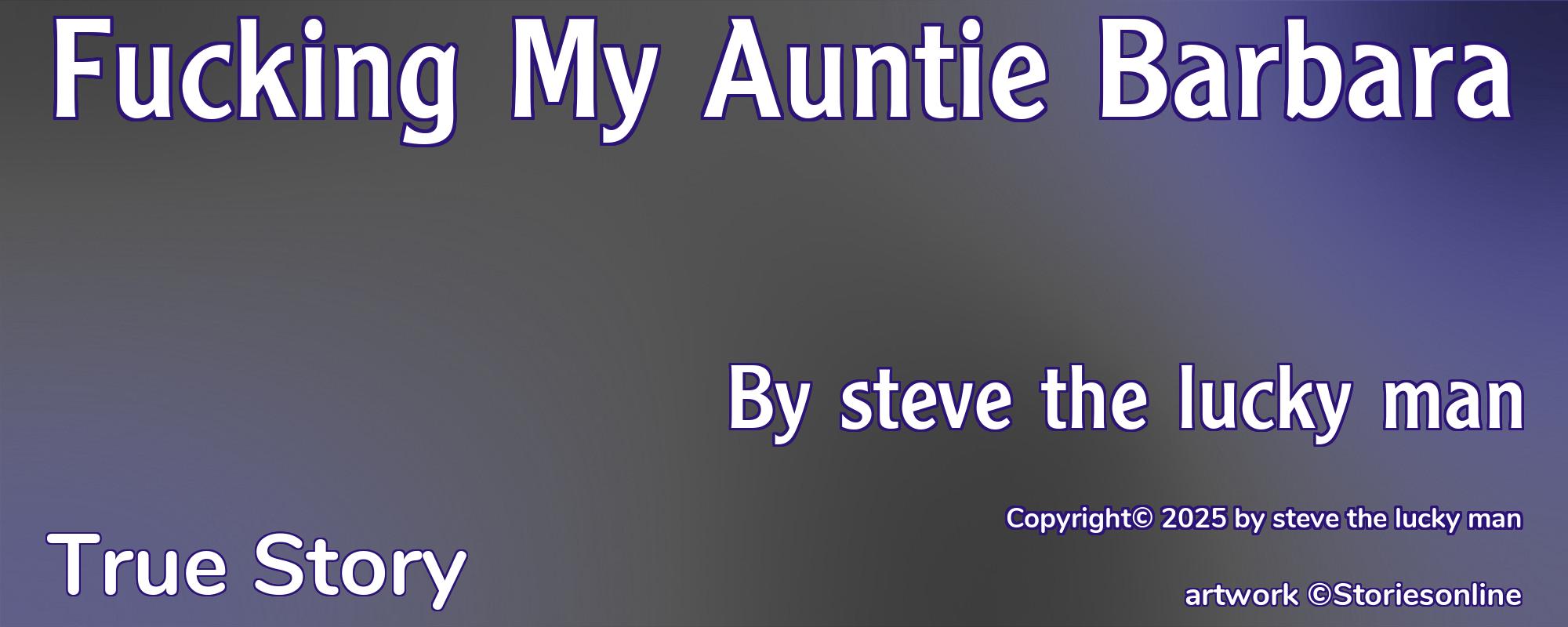 Fucking My Auntie Barbara - Cover