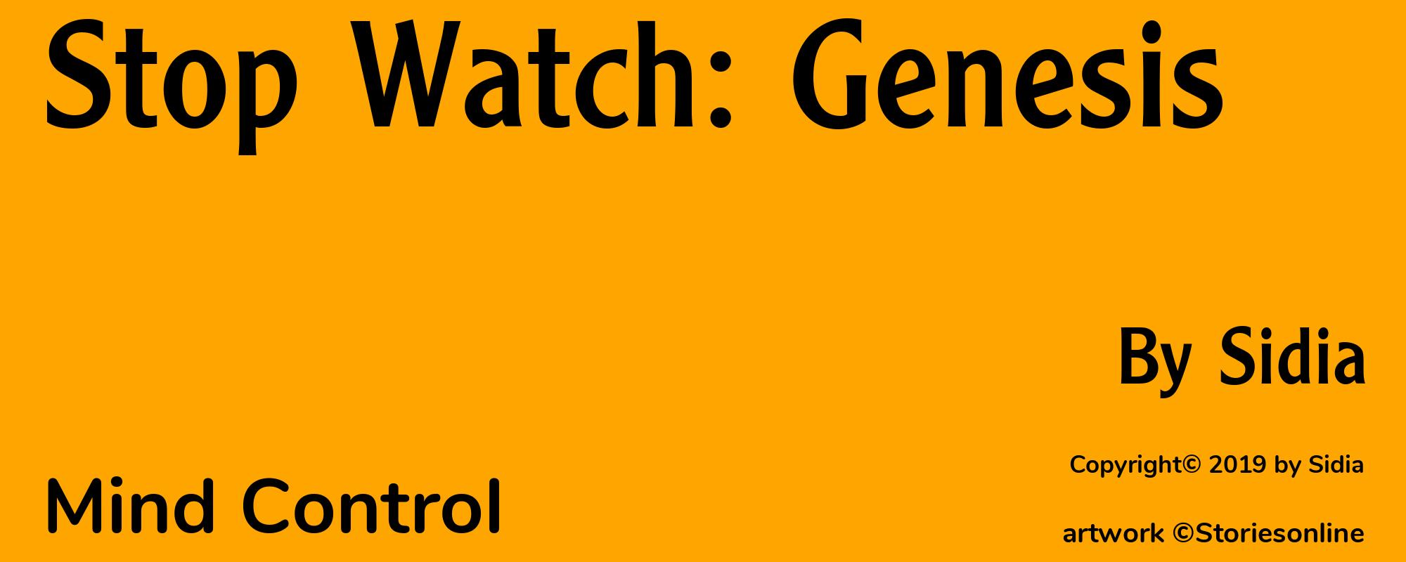 Stop Watch: Genesis - Cover