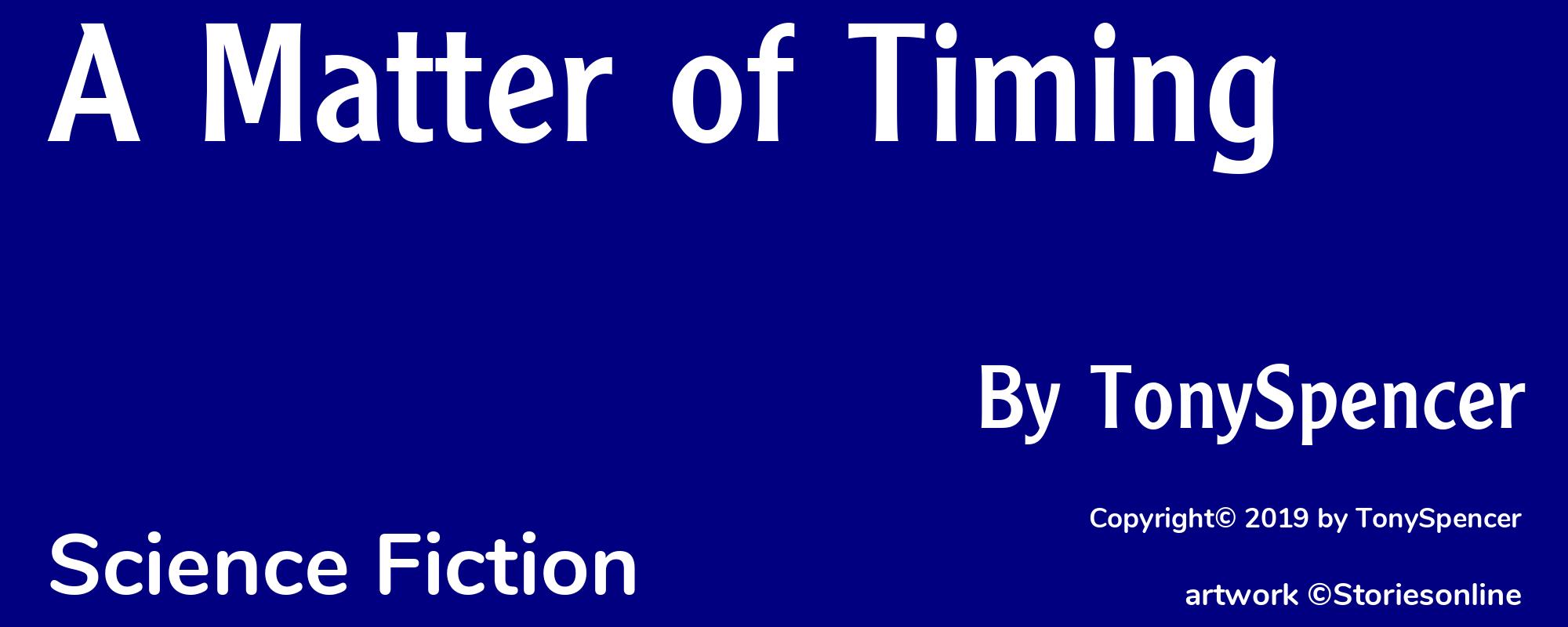 A Matter of Timing - Cover