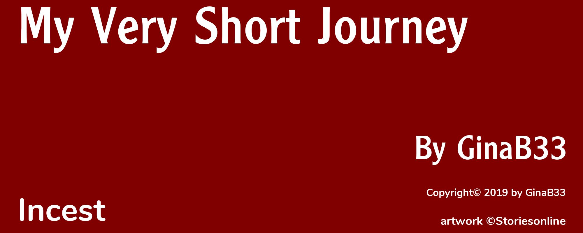 My Very Short Journey - Cover