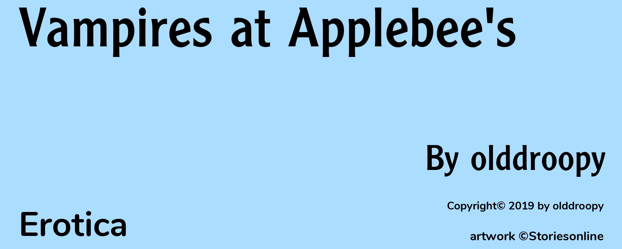 Vampires at Applebee's - Cover