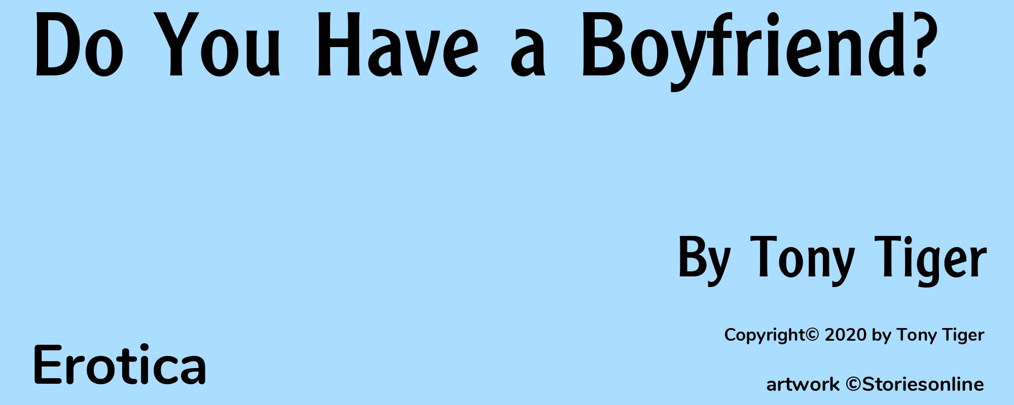 Do You Have a Boyfriend? - Cover