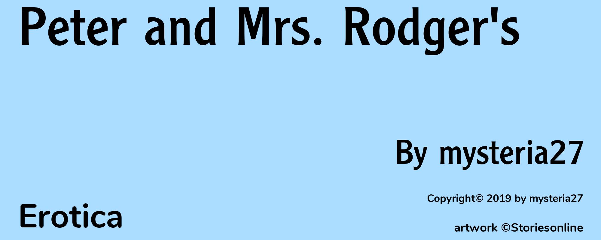 Peter and Mrs. Rodger's - Cover