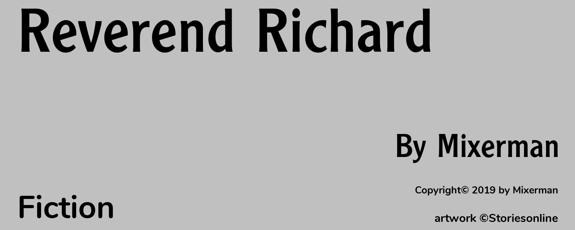 Reverend Richard - Cover