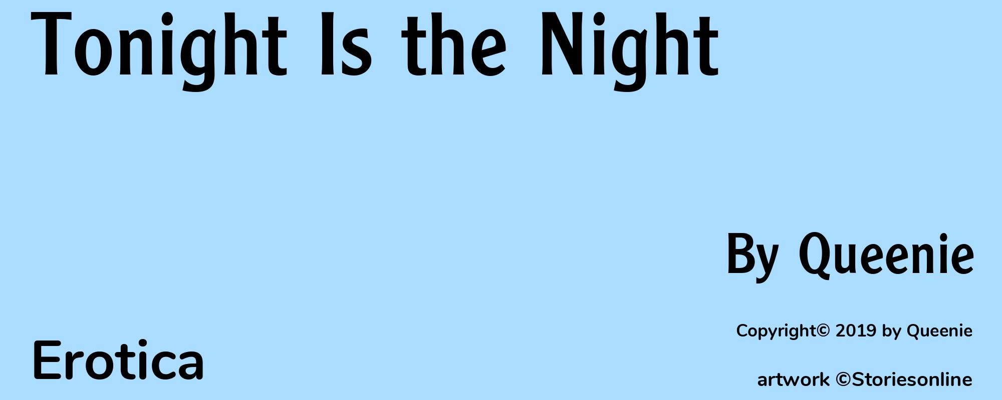 Tonight Is the Night - Cover