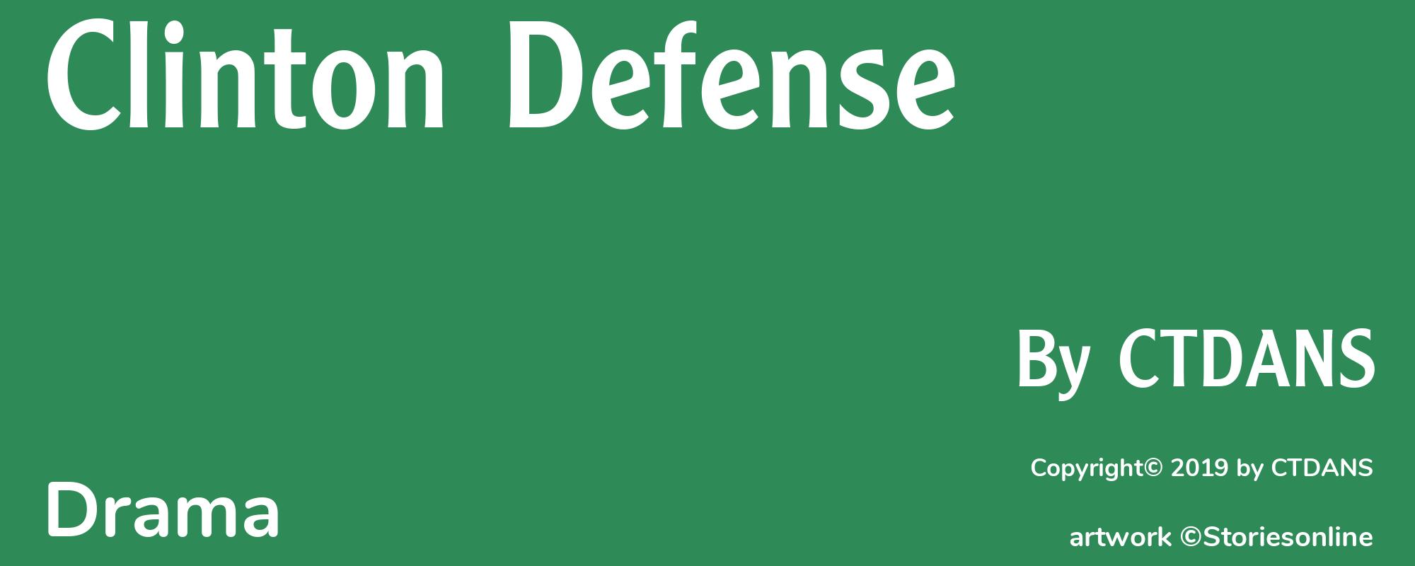 Clinton Defense - Cover