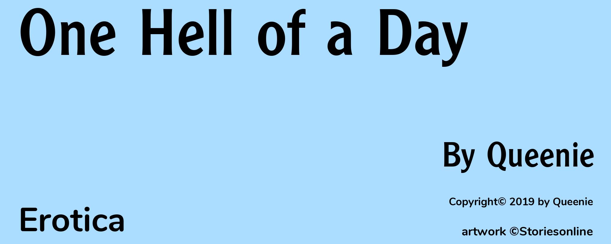 One Hell of a Day - Cover