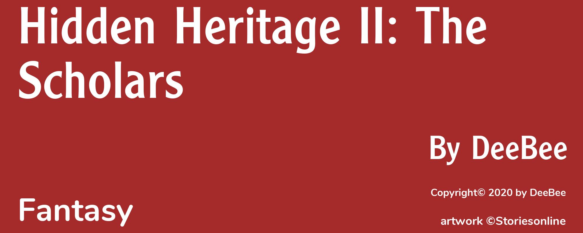 Hidden Heritage II: The Scholars - Cover