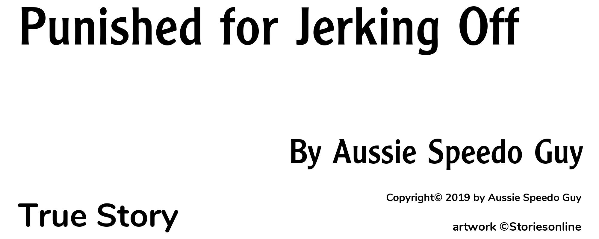 Punished for Jerking Off - Cover