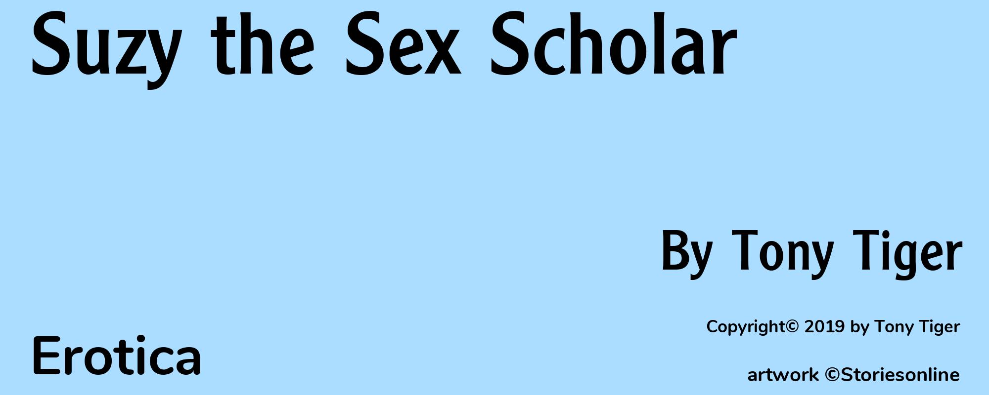 Suzy the Sex Scholar - Cover