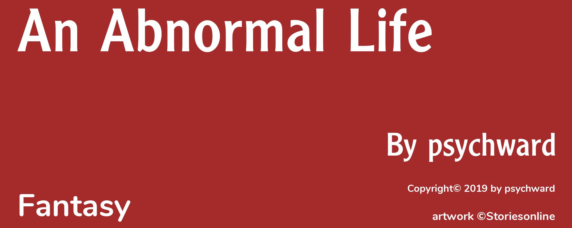 An Abnormal Life - Cover