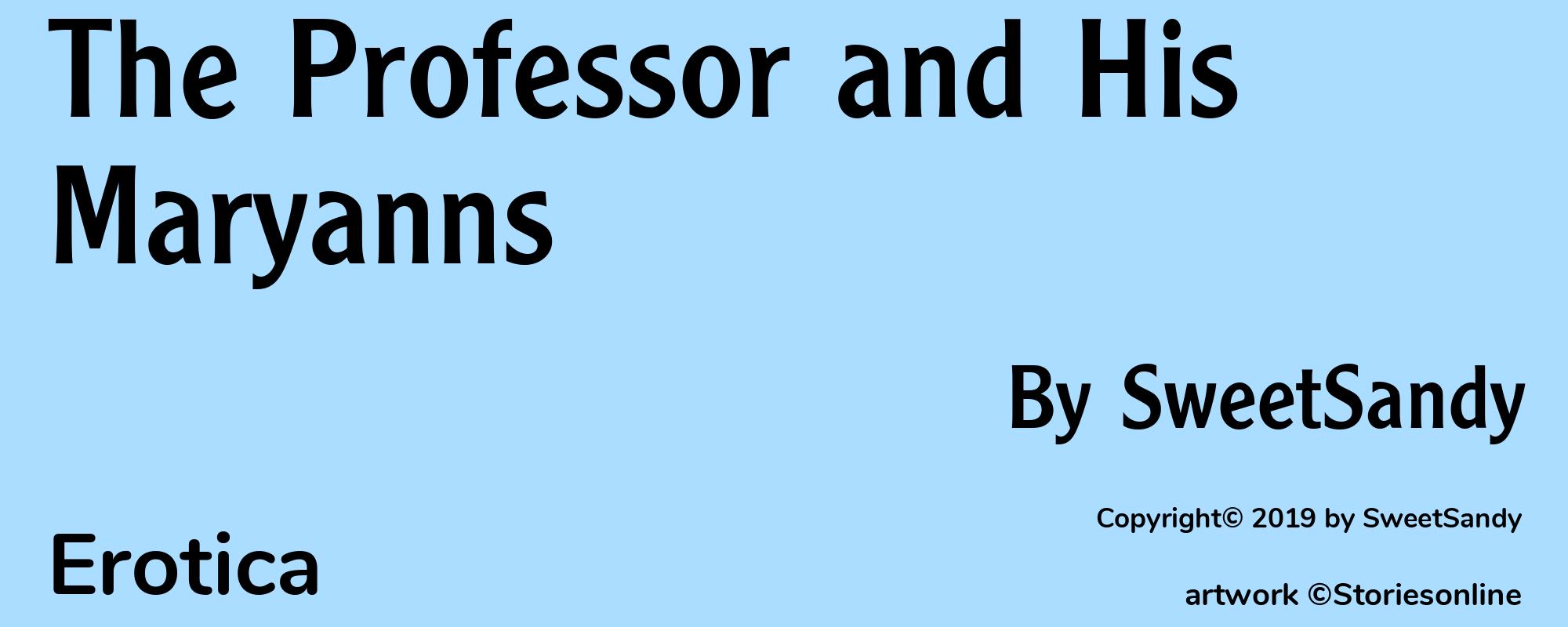 The Professor and His Maryanns - Cover