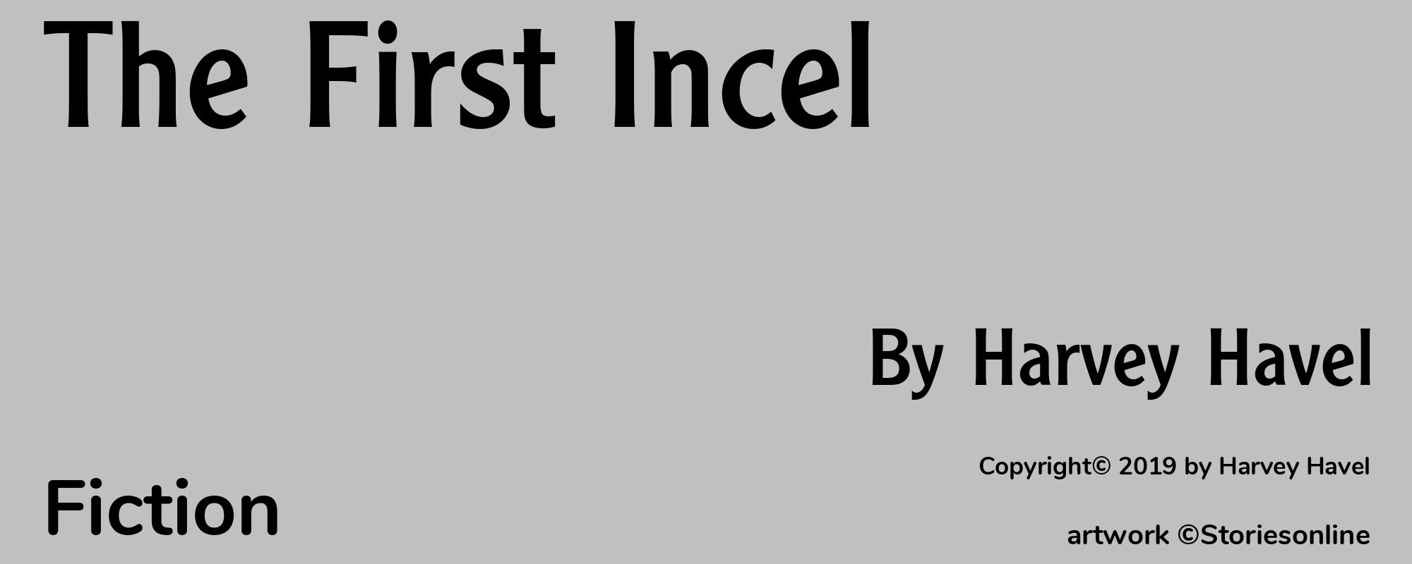 The First Incel - Cover