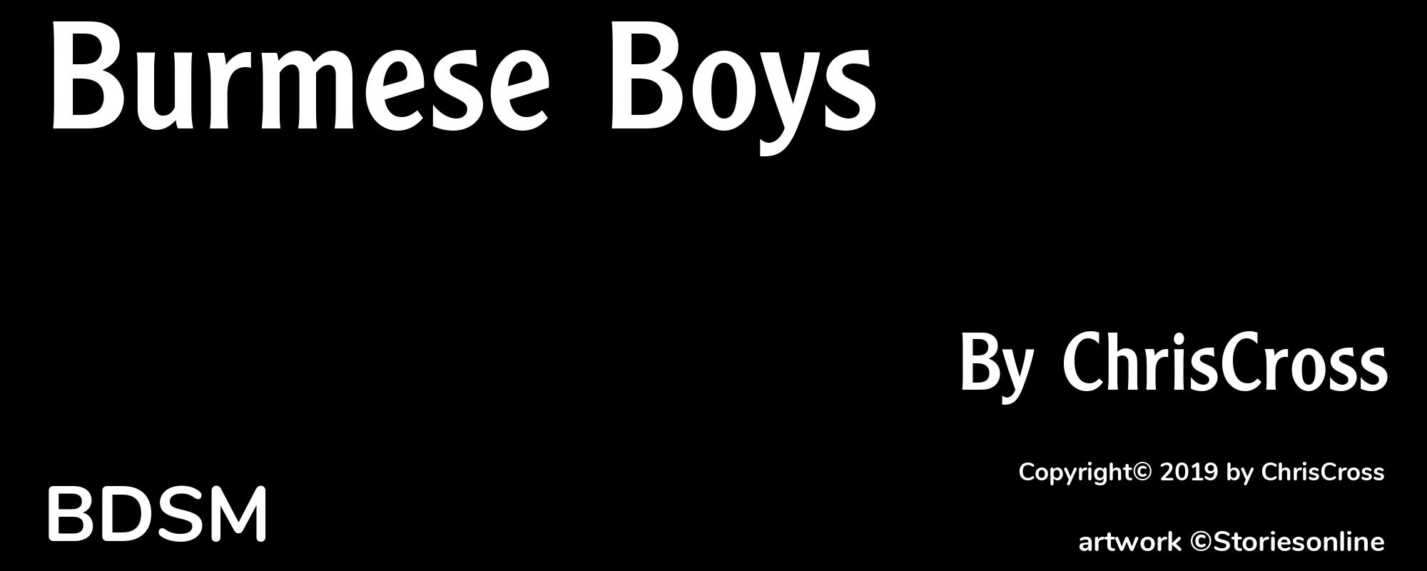 Burmese Boys - Cover