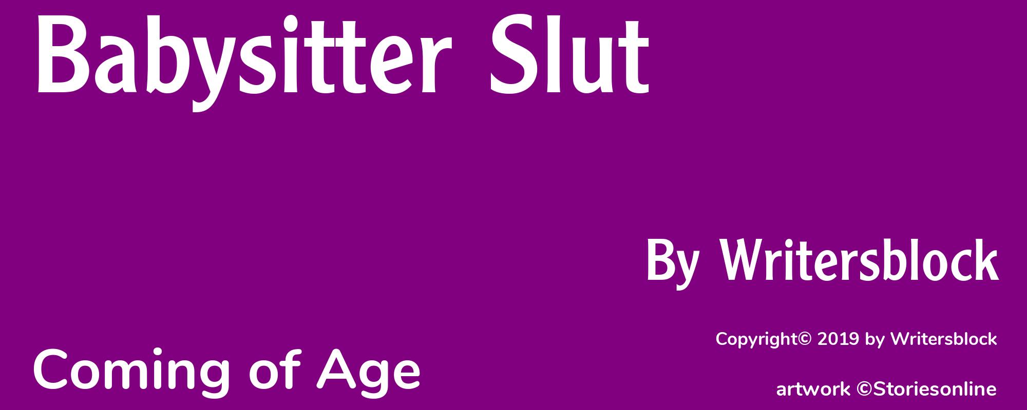 Babysitter Slut - Cover