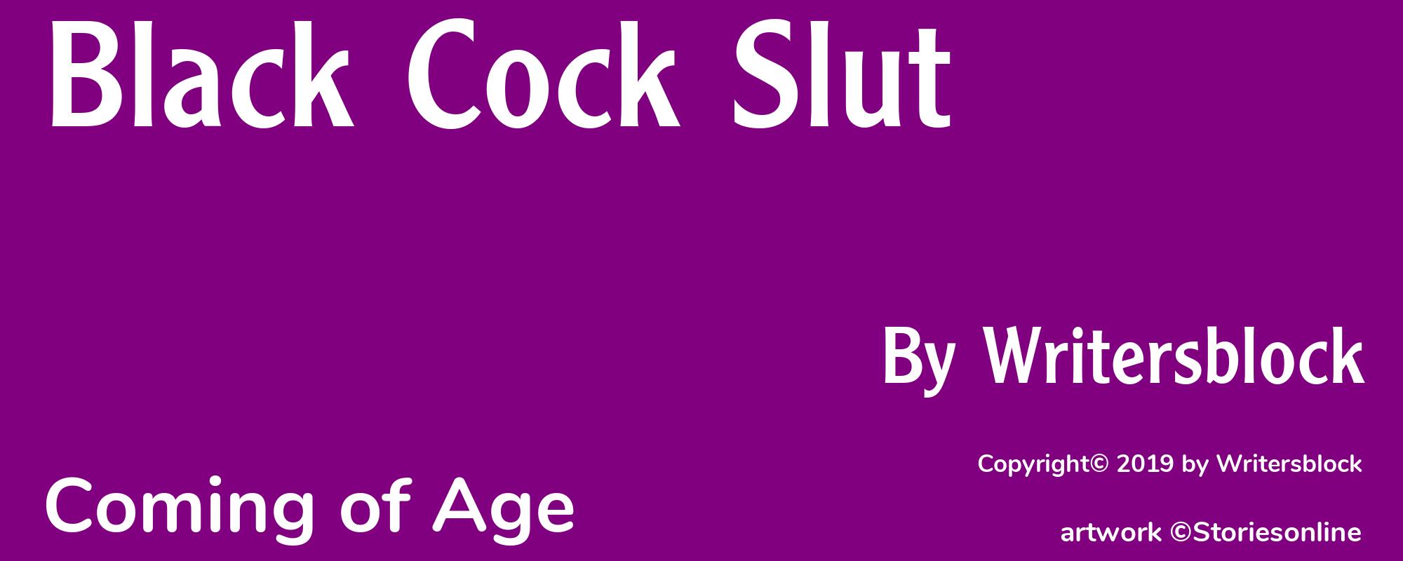 Black Cock Slut - Cover