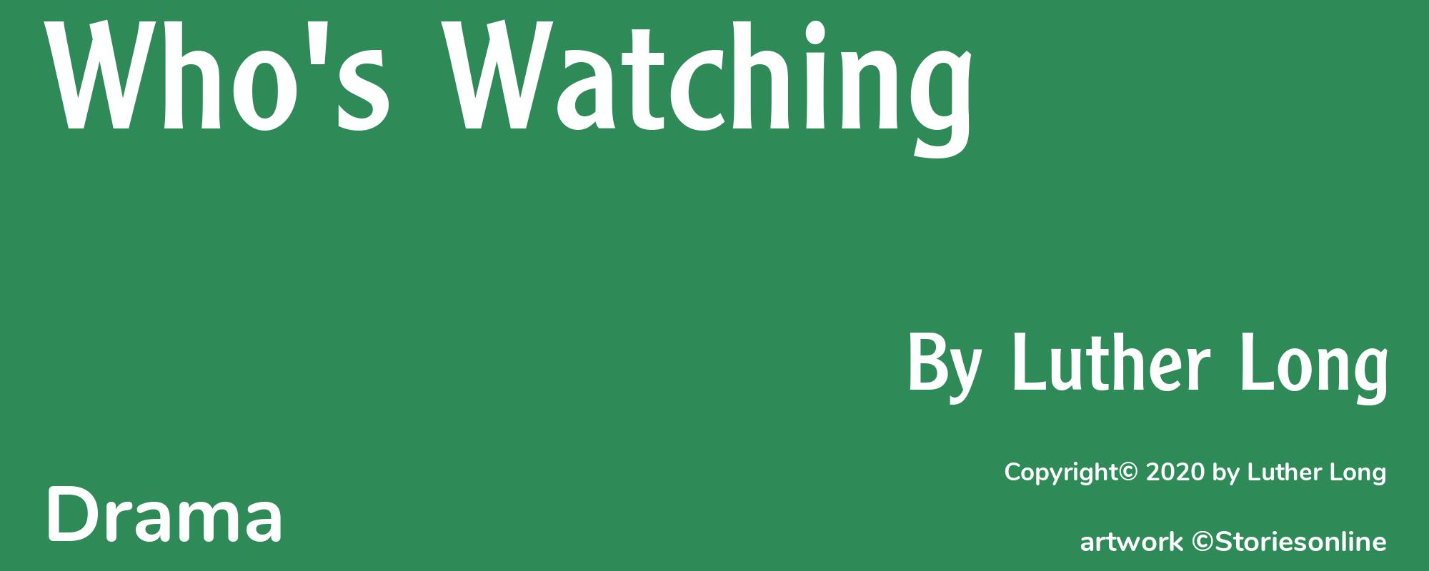 Who's Watching - Cover