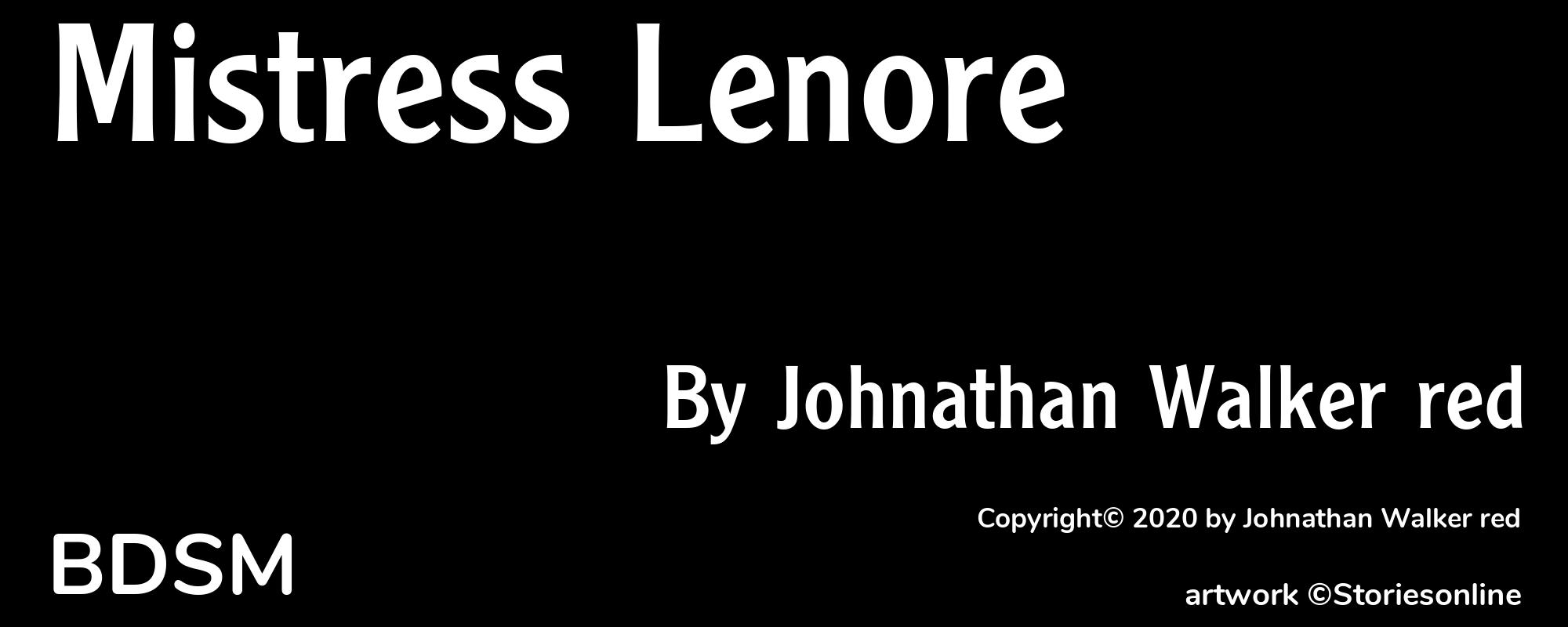 Mistress Lenore - Cover