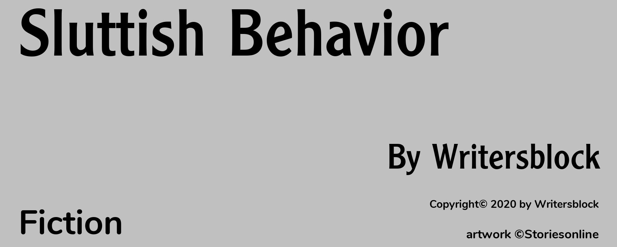 Sluttish Behavior - Cover