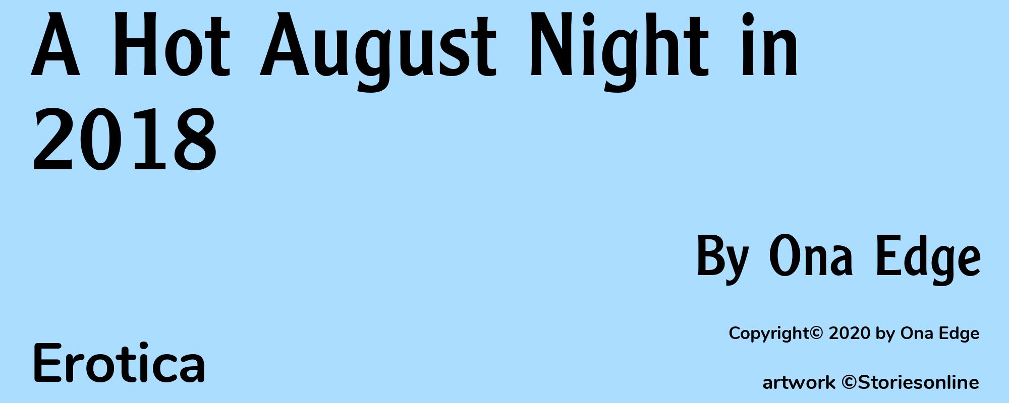 A Hot August Night in 2018 - Cover