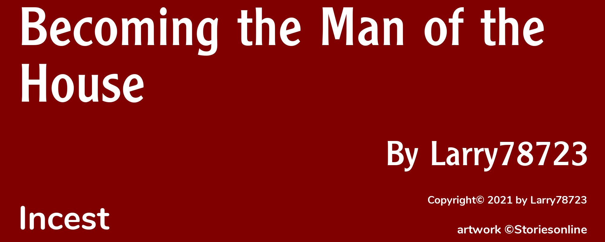 Becoming the Man of the House - Cover