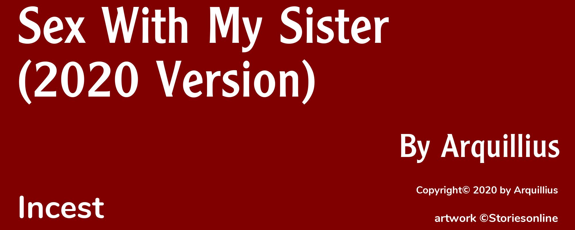 Sex With My Sister (2020 Version) - Cover