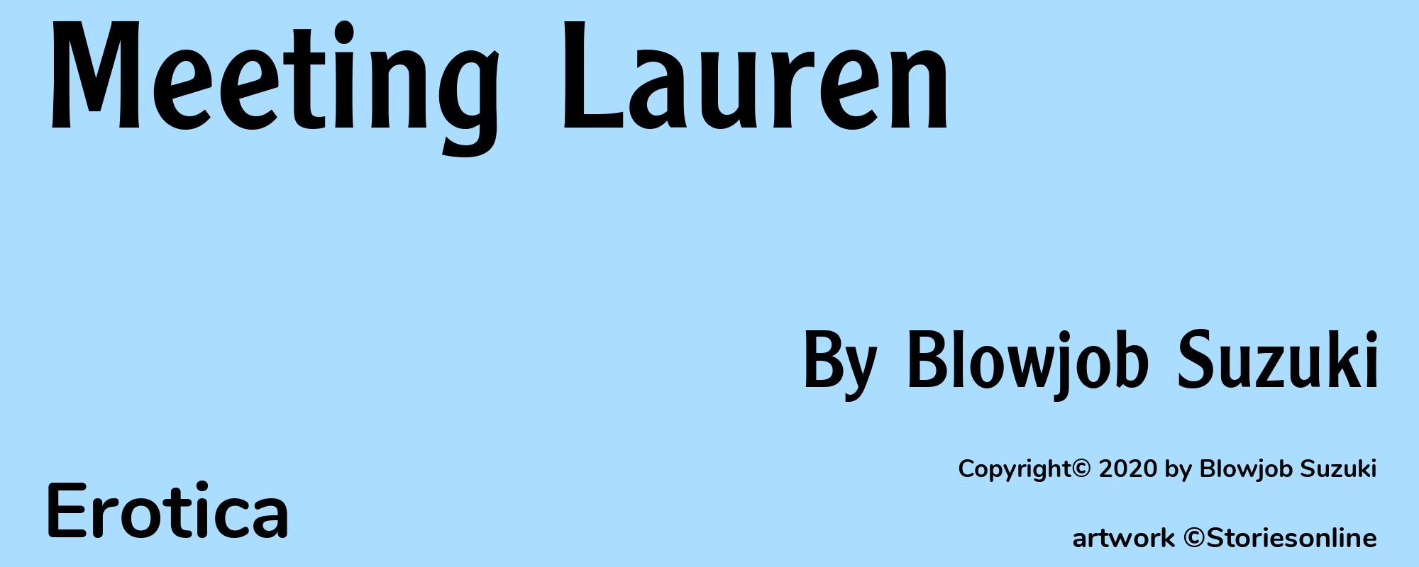 Meeting Lauren - Cover