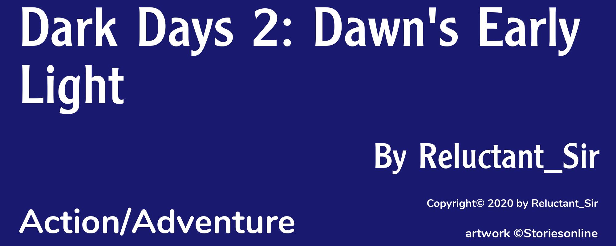 Dark Days 2: Dawn's Early Light - Cover