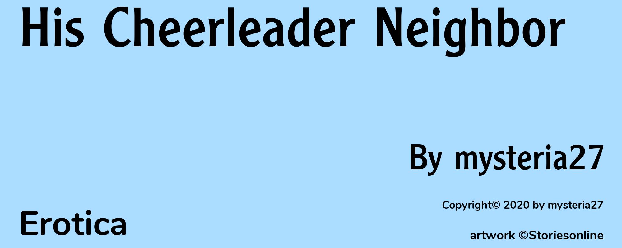 His Cheerleader Neighbor - Cover