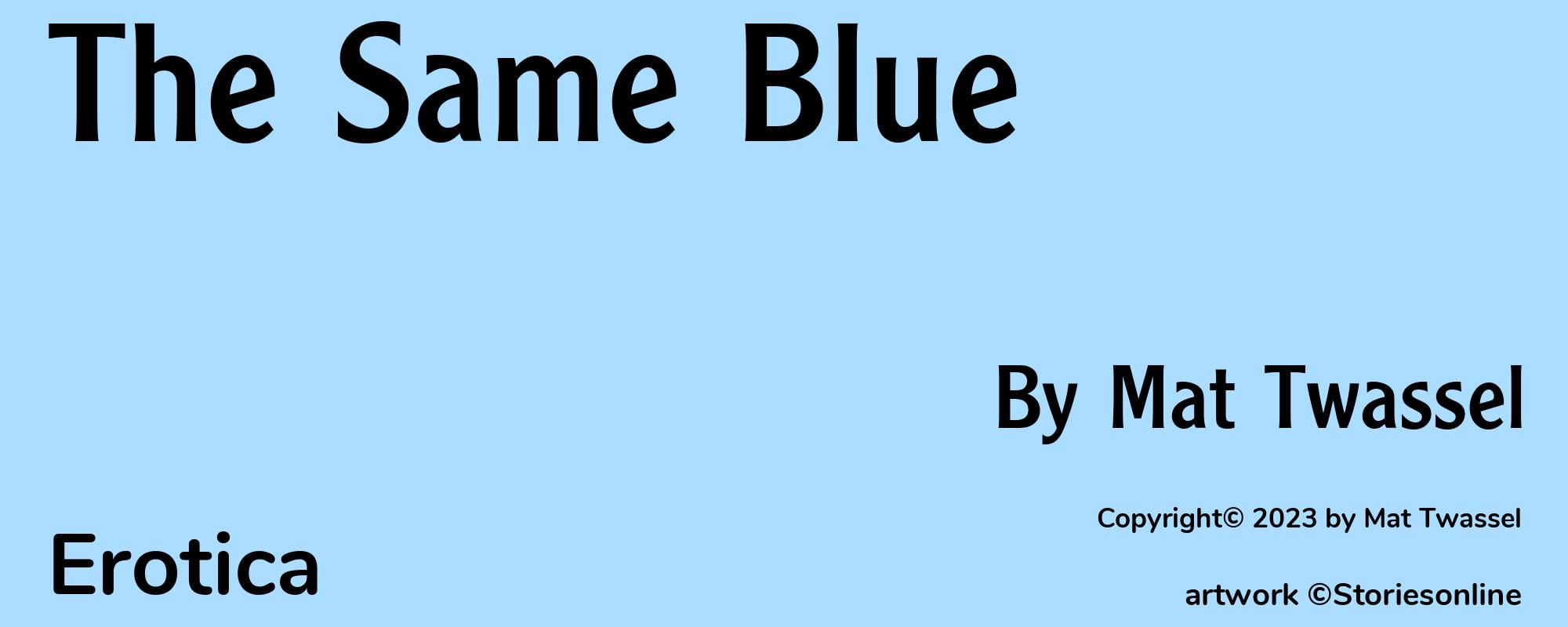 The Same Blue - Cover