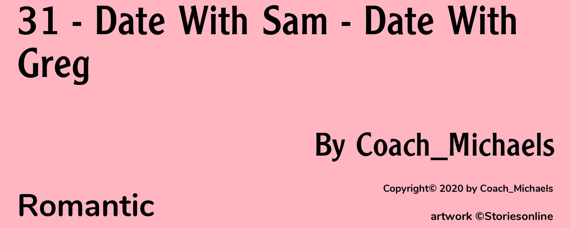 31 - Date With Sam - Date With Greg - Cover