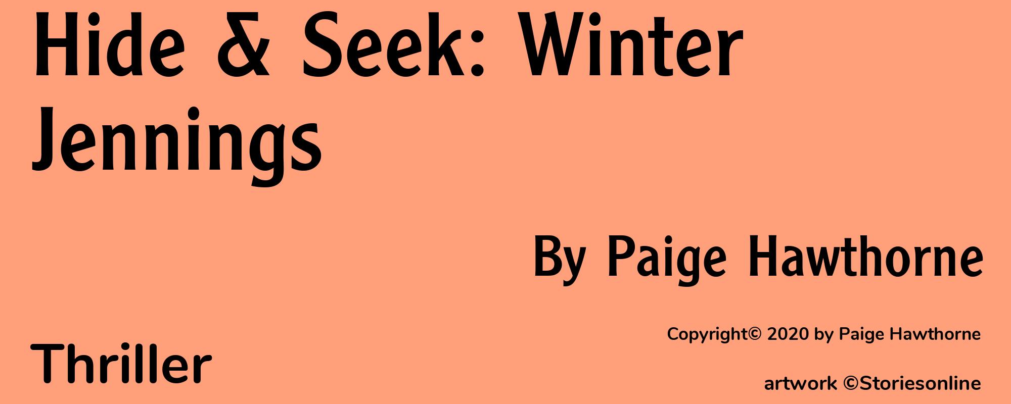 Hide & Seek: Winter Jennings - Cover